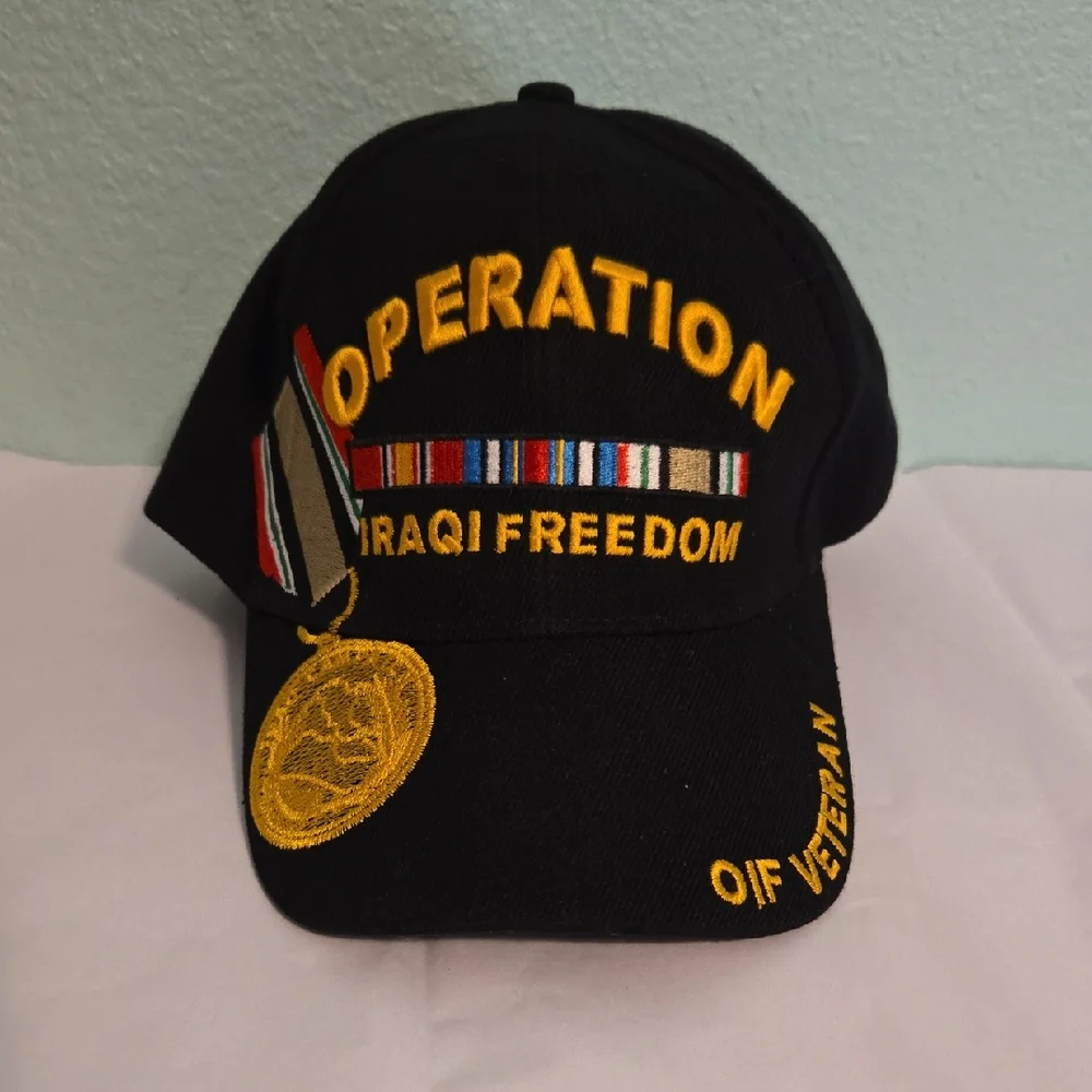 Operation Iraqi Freedom Veteran Cap - Black